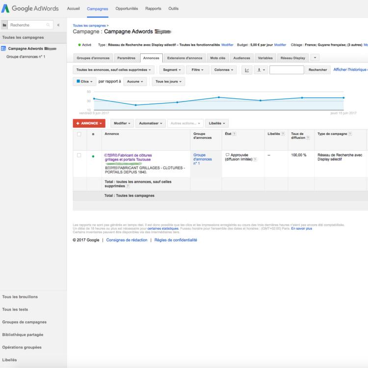 Campagne Google Adwords référencement Toulouse