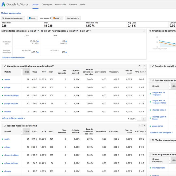 Campagne Google Adwords référencement Toulouse